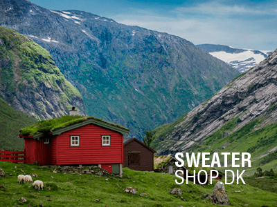Islandsk Sweater og Norsk Sweater ren fra DK webshop
